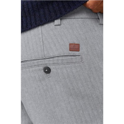 Pantalón recto Gris claro jaspeado