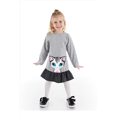 DenokidsLady Cat Kız Çocuk Elbise