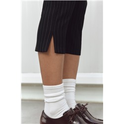 DIPLOMATIC STRIPE CAPRI TROUSERS