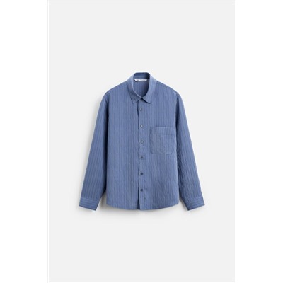 CAMISA RAYAS LYOCELL - ALGODÓN