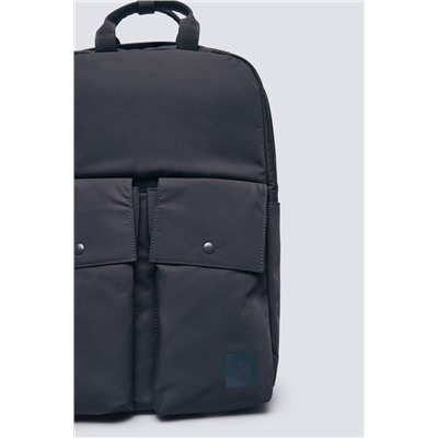 Mochila poliéster reciclado gris