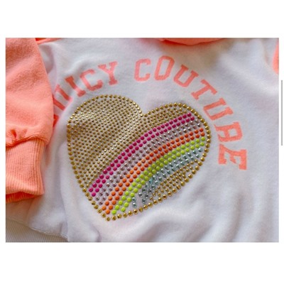 Нежный детский костюм из хлопкового велюра  💖 Juic*y Coutur*e