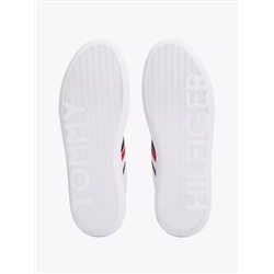 Stripe Leather Cupsole Sneaker
