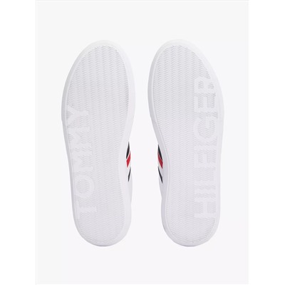 Stripe Leather Cupsole Sneaker