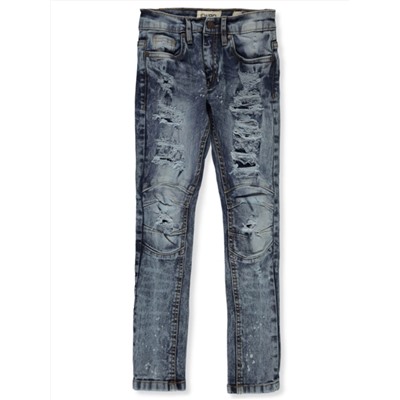 FWRD DENIM FWRD BOYS' SKINNY MOTO JEANS