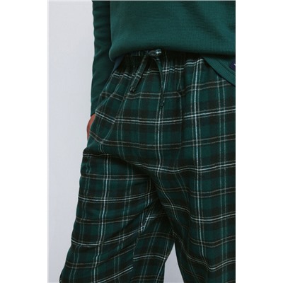 Pijama largo pantalón cuadros