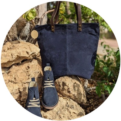 Ab. Zapatos 1619/2 New R · ANTRACITA+Pelle 901 marino АКЦИЯ