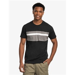 COLOR BLOCK JERSEY T-SHIRT WITH POCKET