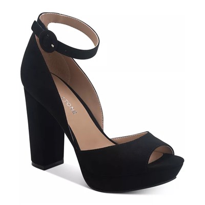 SUN + STONE Reeta Block-Heel Platform Sandals, Created for Macy's
