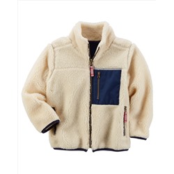 Sherpa Zip-Up Jacket