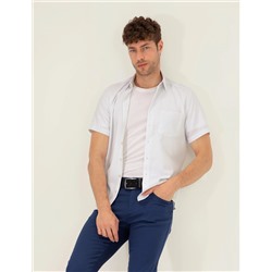 Mavi Regular Fit Kısa Kollu Gömlek