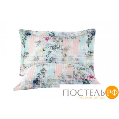 Постельное белье Карвен Stripe Satin с цветным принтом 1.5 спальное N249 -SB005(4пр.)