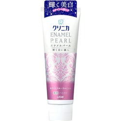 LION Зубная паста Clinika Enamel Pearl отбеливающая, вкус французской груши и жасмина, туба 130 гр