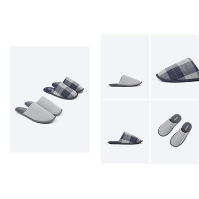 PACK OF 2 HOUSE SLIPPERS
