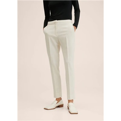 Pantalón traje slim fit -  Mujer | MANGO OUTLET Melilla