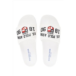 U.S. Polo Assn., Erkek Beyaz Terlik 50267715-VR013