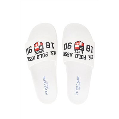 U.S. Polo Assn., Erkek Beyaz Terlik 50267715-VR013