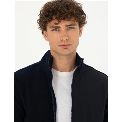 Lacivert Regular Fit Sweatshirt