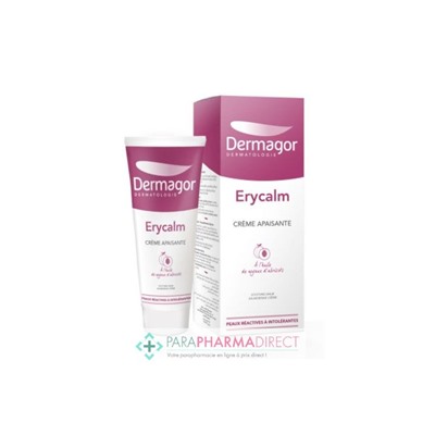 Dermagor Erycalm Crème Apaisante Peaux Réactives à Intolérantes 40ml