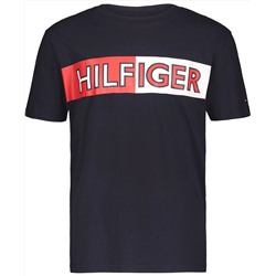 Tommy Hilfiger Big Boys Half Hilfiger Short Sleeve Tee