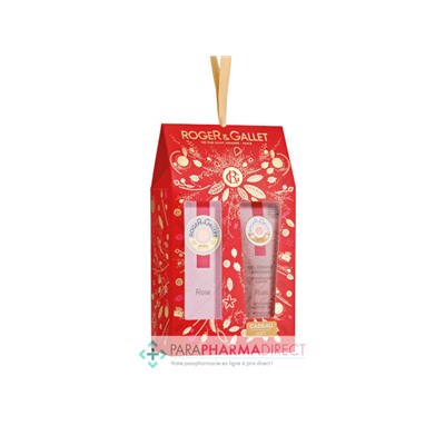Roger & Gallet Rose Eau Fraîche Parfumée 30ml + Gel Douche 50ml OFFERT - Coffret