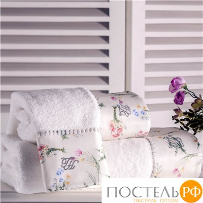 T1210T10127181 Набор полотенец Tivolyo Home ELENORE с диффузором белый 3 предмета