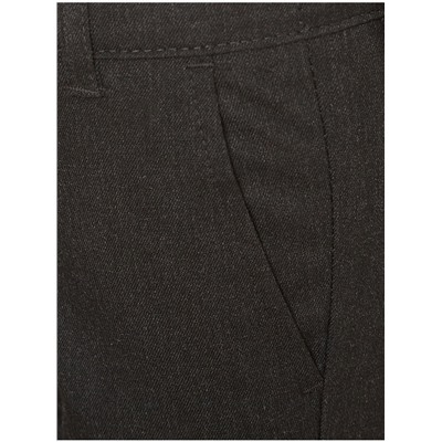 Boys Charcoal Skinny Leg School Trousers 2 Pack