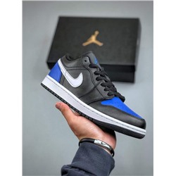 Кроссовки Nik*e Air Jordan 1 Low OG AJ1 Joe 1 black и blue