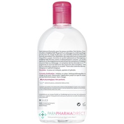 Bioderma Créaline H2O TS - Eau Micellaire Démaquillante - LOT de 2x500 mlLot  × 2