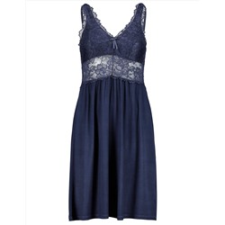 Damen Nachtkleid - Spitzenbesatz