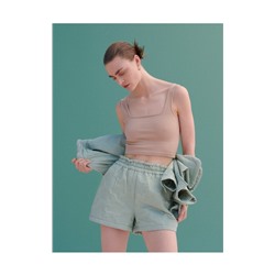 Dekorativ strukturierte Shorts