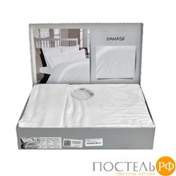 Постельное белье Karven жаккард евро Damask White