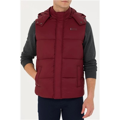 Erkek Bordo Yelek