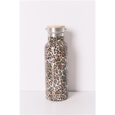 Botella metal animal print