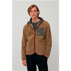 Sudadera con capucha Camel