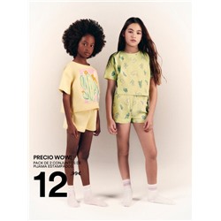 PACK OF 2 PRINTED PYJAMA SETS
