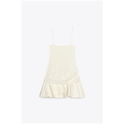 VOLUMINOUS COMBINED SHORT DRESS