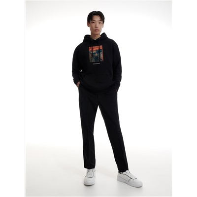Hoodie mit großer Kapuze