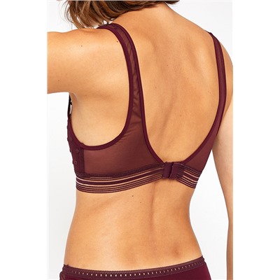 Bralette Unknown Burdeos granate