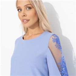 Платье с кружевными вставками, Секрет любви (голубое)