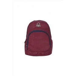 United Colors of Benetton Krinkıl Sırt Çantası 70472 Bordo Anaokulu