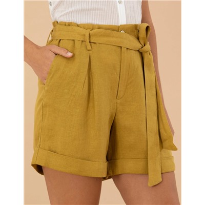 Yeşil Oversize Bermuda Şort