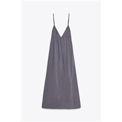 FLOWING STRAPPY MIDI DRESS