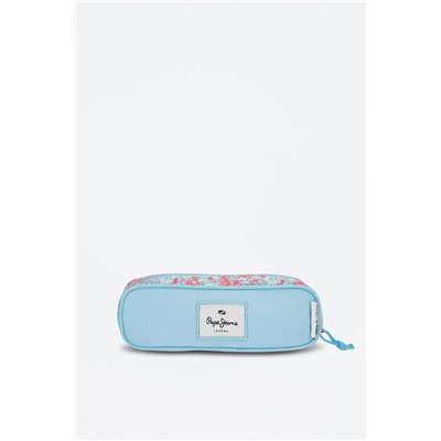 Estuche Aide Celeste y rosa