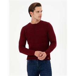 Erkek Bordo Kazak