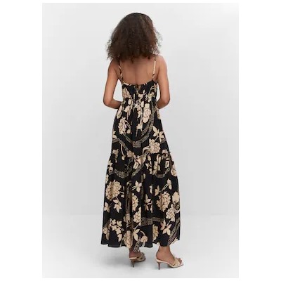 Vestido estampado vuelo