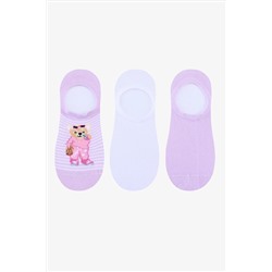 Penti, 3 Çift Pamuklu Teddy Bear Ayı Sneaker Çorap