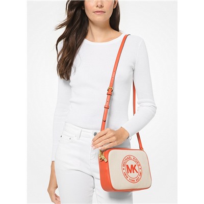 MICHAEL MICHAEL KORS Fulton Sport Large Canvas Crossbody Bag
