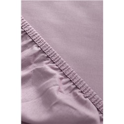 Manon King Size %100 Pamuk Ranforce Lastikli Çarşaf - Açık Mürdüm