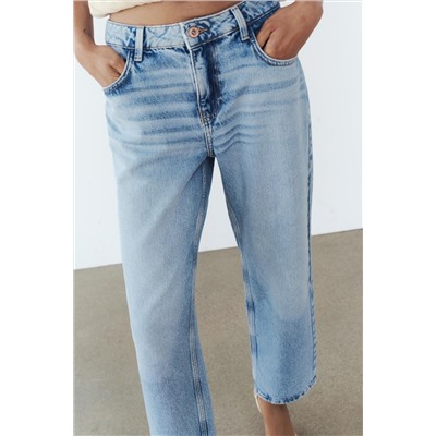 Z1975 MID-WAIST STRAIGHT CROPPED JEANS